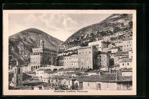 AK Gubbio, Panorama mit Bergen