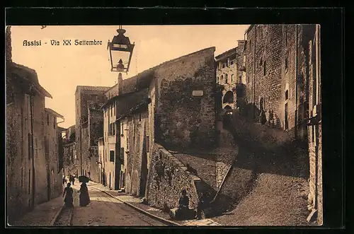 AK Assisi, Via XX Settembre, Strassenpartie