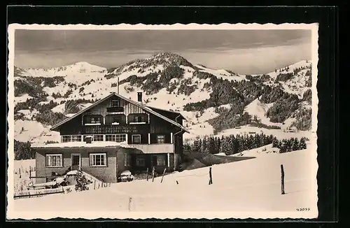 AK Sonthofen, Wintersportheim u. Moorbad Sonnenalm