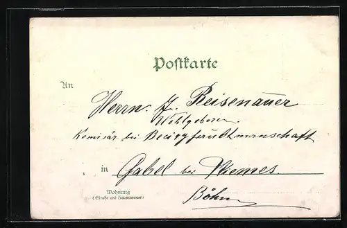 Lithographie Dresden, Panorama mit Frauenkirche, Aufgang zur Brühlschen Terrasse