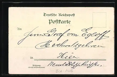 Mondschein-Lithographie Berlin, Cafe Bauer Unter den Linden