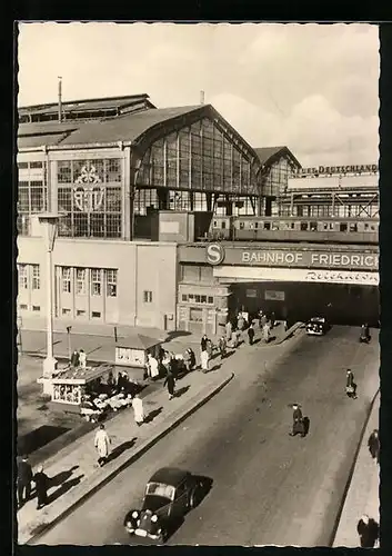 AK Berlin, Bahnhof Friedrichstrasse
