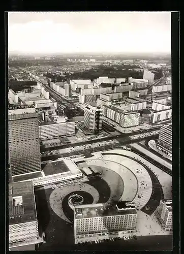 AK Berlin, Alexanderplatz aus der Vogelschau