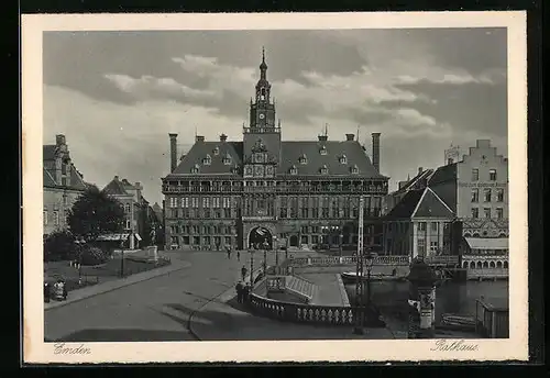 AK Emden, Blick zum Rathaus