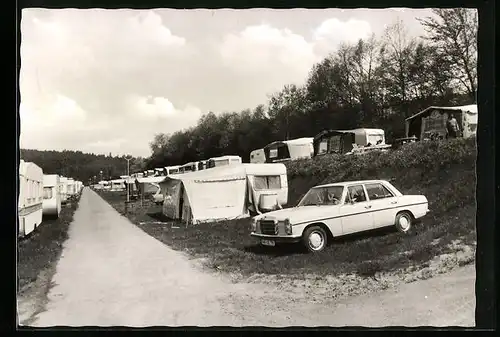 AK Krumbach /Kreis Mosbach, Campingplatz mit Zelten