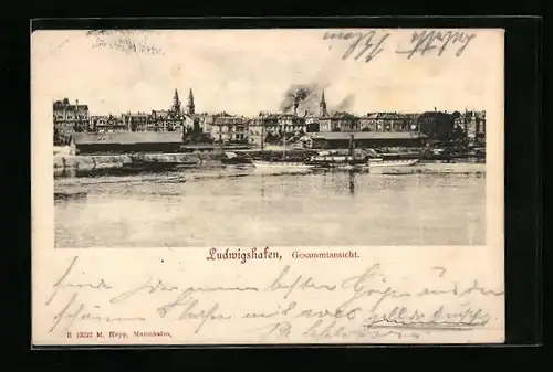 AK Ludwigshafen, Hafenpartie mit Booten