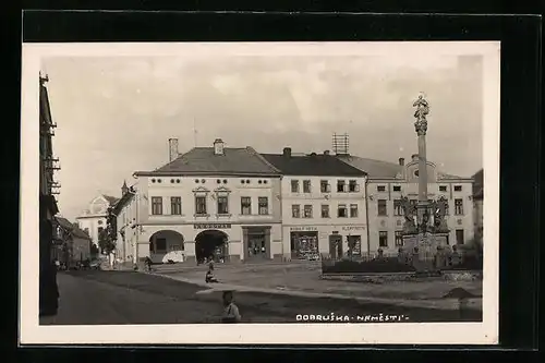 AK Dobruska, Namesti, Pomnik