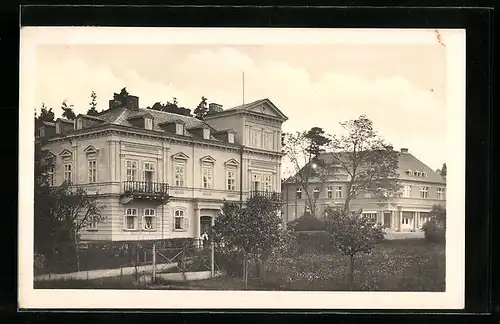 AK Konstantinovy Lázne, Blick auf Gebäude