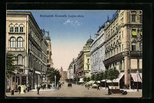 AK Budapest, Kossuth Lajos-utca