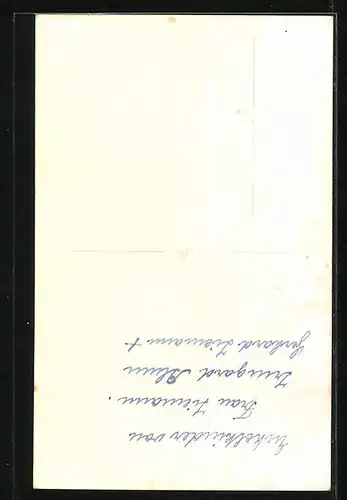 Foto-AK Zwei Kinder auf einem Eselchen