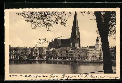 AK Schwerin, Blick auf den Dom