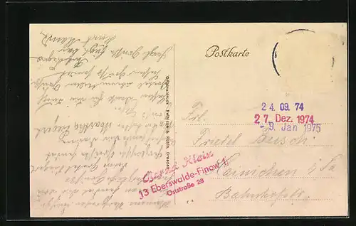 AK Zwönitz, Marktplatz mit Hotel Blauer Engel