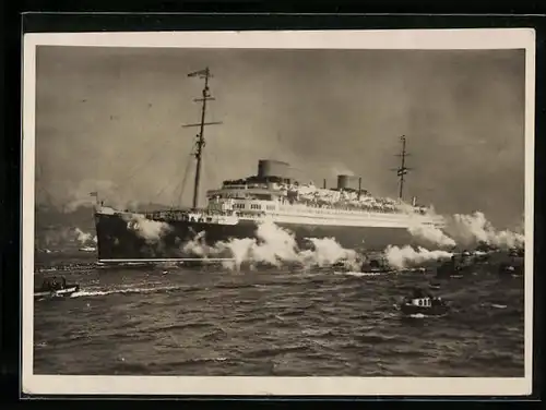 AK Passagierschiff Europa, das Schwesterschiff der Bremen