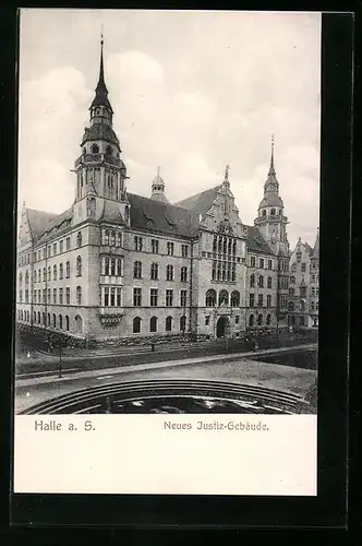 AK Halle a. S., neues Justiz-Gebäude