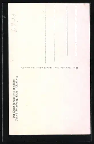 AK Rotenberg /Krs. Heidelberg, Rot-Kreuz-Jugenderholungsheim