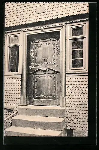 AK Lauterbach, Alte Haustüren, Hainigstrasse 9