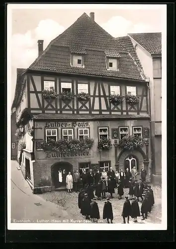 AK Eisenach, Luther-Haus mit Kurrendeschülern
