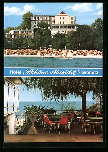 AK Grömitz, Hotel Schöne Aussicht, Uferstr. 12