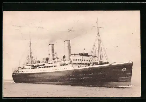 AK Passagierschiff S. S. Montcalm auf hoher See