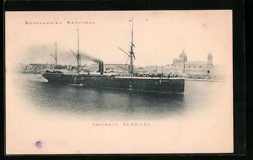 AK Passagierschiff Senegal in Fahrt