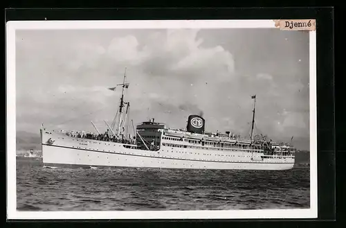 AK Passagierschiff Djenné vor der Küste
