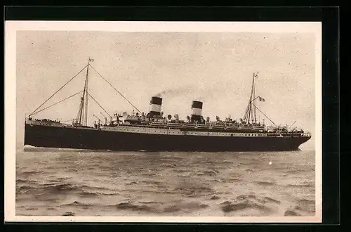 AK Passagierschiff S. S. Roma auf hoher See