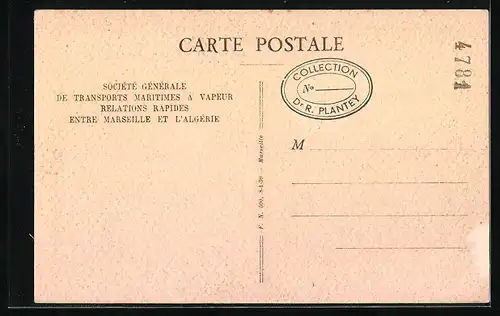 AK Passagierschiff SGTM Gr-Gal-Lafferrière unter Dampf
