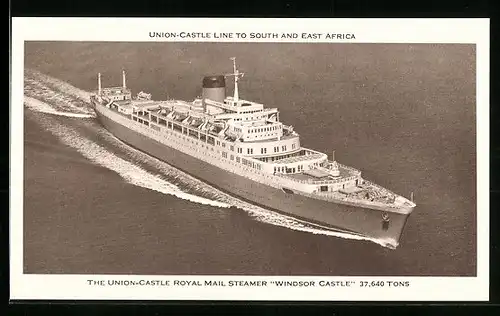 AK Union-Castle Royal Mail Steamer Windsor Castle