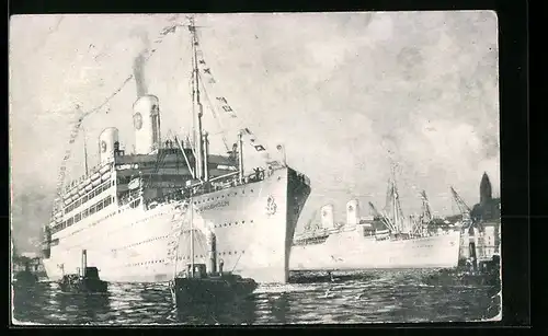 AK Passagierschiff Kungsholm-Gripsholm, Swedish American Line