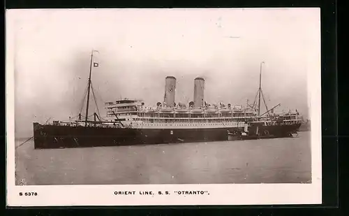 AK Passagierschiff S. S. Otranto, Orient Line