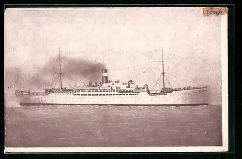 AK Passagierschiff S. S. Braga, Fabre Line