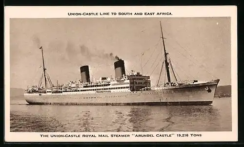 AK Passagierschiff Arundel Castle, The Union-Castle Royal Mail Steamer