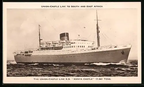 AK Passagierschiff Kenya Castle, The Union-Castle Line