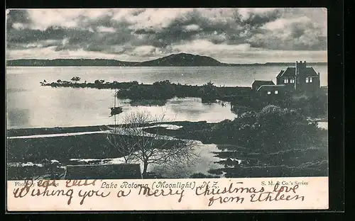 AK Lake Rotorua, Moonlight over the Lake
