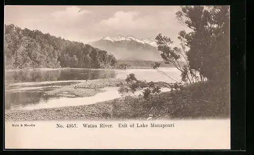 AK Lake Manapouri, Exit of Waiau River