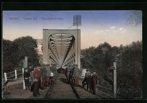 AK Ujvidek, Vasuti hid, Eisenbahnbrücke