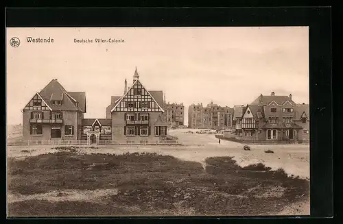 AK Westende, Deutsche Villen-Colonie