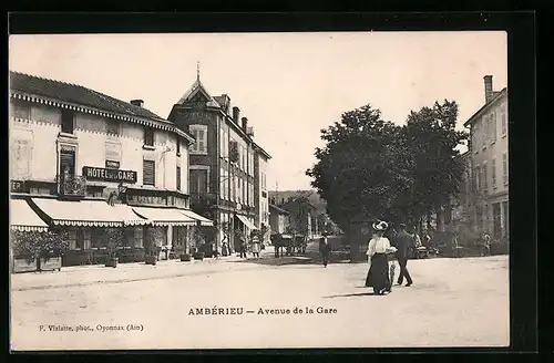 AK Ambérieu, Avenue de la Gare