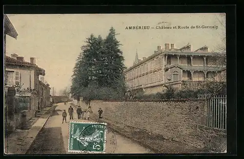 AK Ambérieu, Chateau et Route de St-Germain