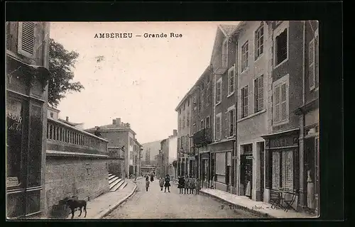 AK Ambérieu, Grande Rue