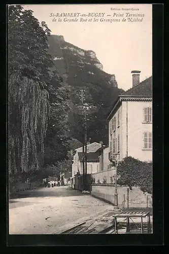 AK St-Rambert-en-Bugey, Point Terminus de la Grande Rue et les Grangeons de Nisbod