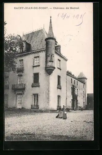 AK Saint-Jean-de-Niost, Chateau de Marcel