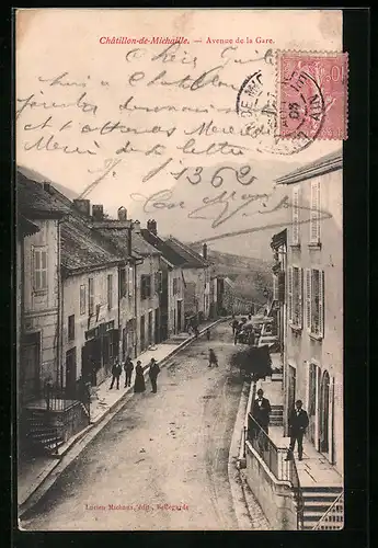 AK Chatillon-de-Michaille, Avenue de la Gare