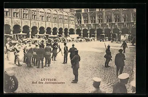 AK Lüttich, Hof des Justizpalastes