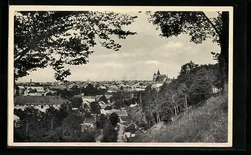 AK Jihlava, Teilansicht aus der Vogelschau