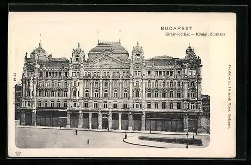 AK Budapest, Königliches Zinshaus