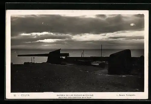 AK Ceuta, Baterie des Grottes Baie Sud