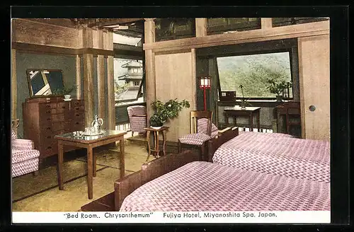 AK Miyanoshita Spa, Fujiya Hotel, Bed Room Chrysanthemum