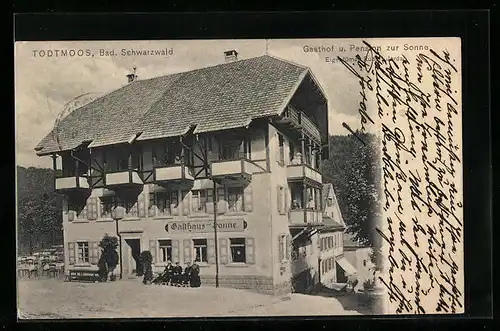 AK Todtmoos /Bad. Schwarzwald, Gasthof und Pension zur Sonne