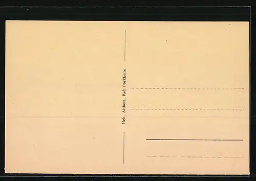 AK Pfeddersheim b. Worms, Schulhaus, Amtsgericht, Alter Turm